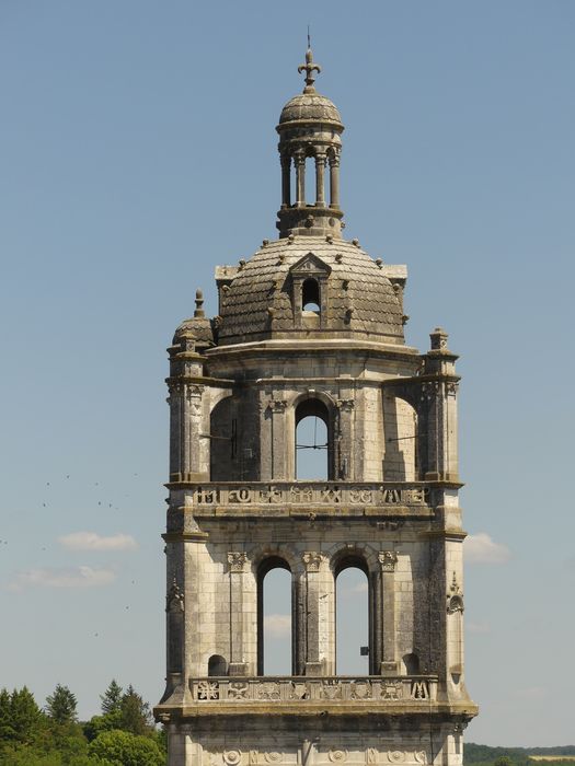 clocher, élévation sud, vue partielle