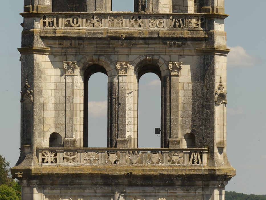 clocher, élévation sud, détail