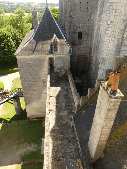 donjon, tour porte depuis la tour Neuve