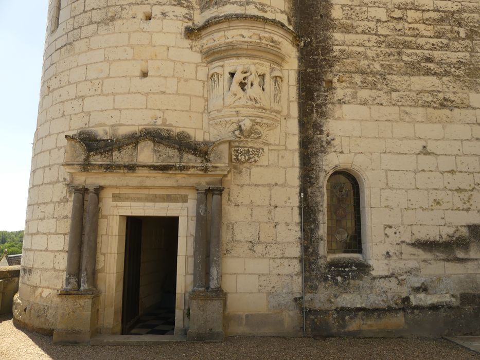 logis royal, porte d’accès à la tourelle isolée sud