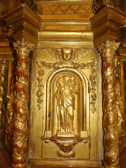 retable, détail