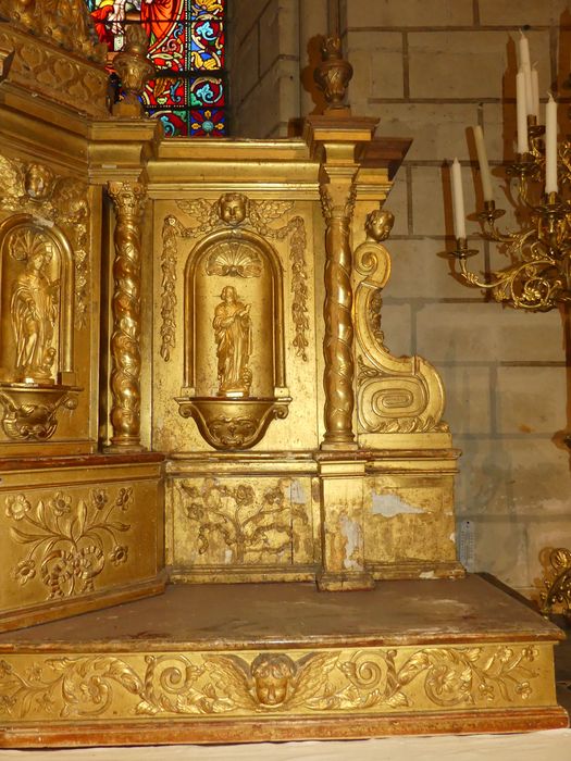 retable, détail