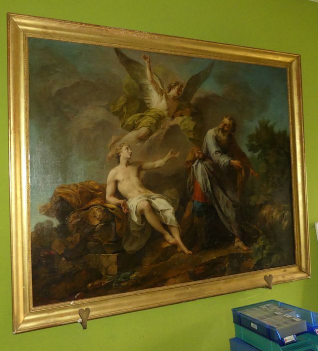 tableau : Sacrifice d'Abraham - © Ministère de la Culture (France), Conservation des antiquités et des objets d’art d'Indre-et-Loire - Tous droits réservés
