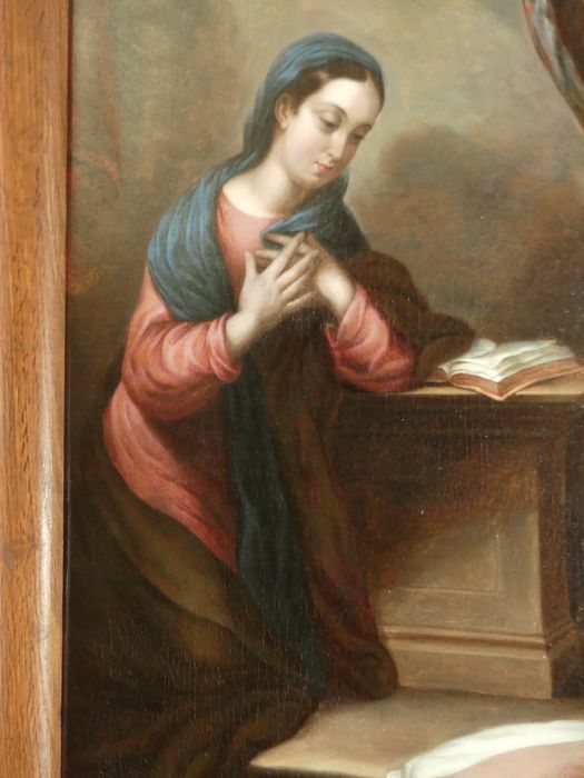 tableau : Annonciation, vue partielle