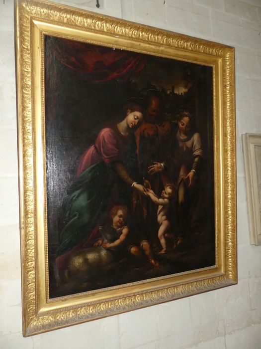 tableau : Sainte Famille avec Catherine d'Alexandrie
