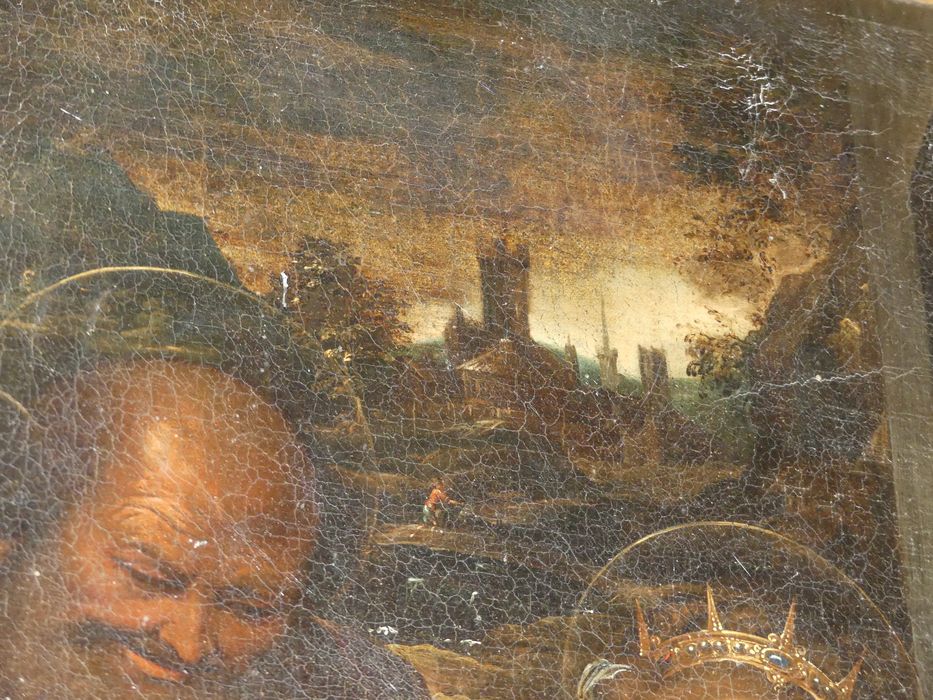 tableau : Sainte Famille avec Catherine d’Alexandrie (La), détail