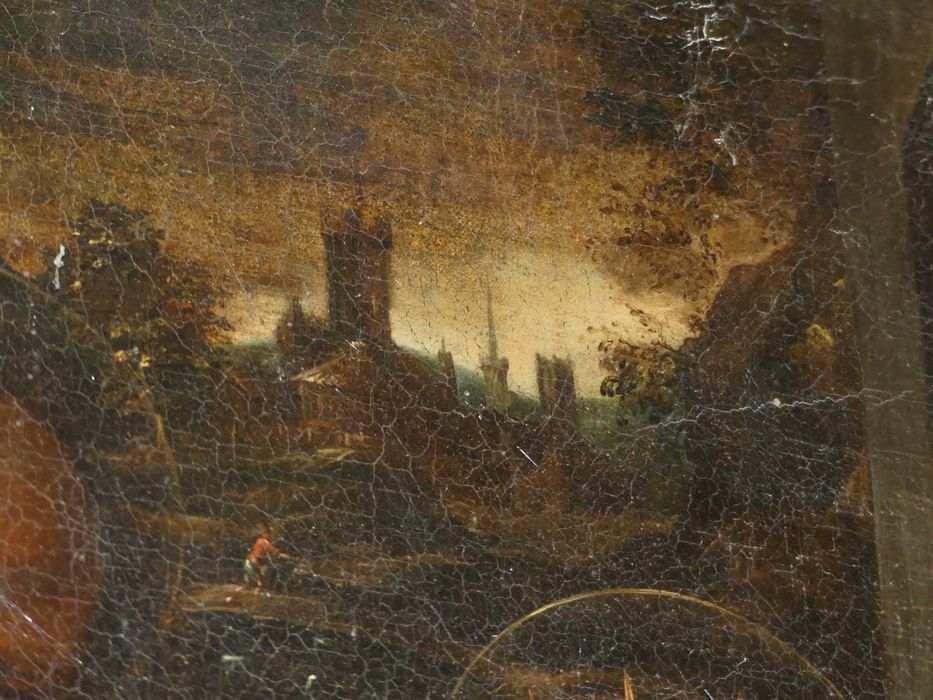 tableau : Sainte Famille avec Catherine d’Alexandrie (La), détail