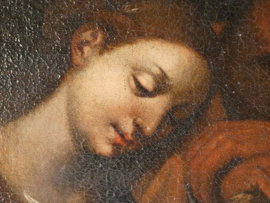 tableau : Sainte Famille avec Catherine d’Alexandrie (La), détail