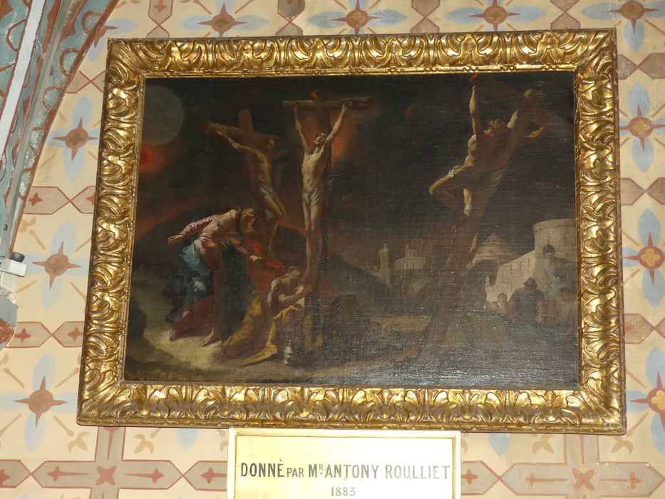 tableau : Le Calvaire - © Ministère de la Culture (France), Conservation des antiquités et des objets d’art d'Indre-et-Loire - Tous droits réservés