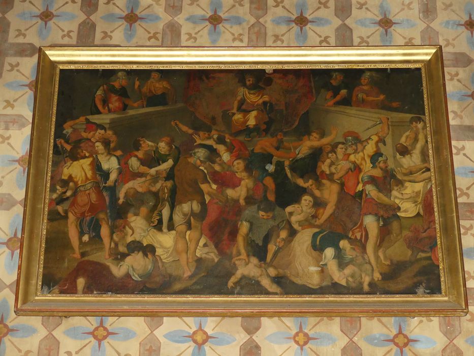 tableau : Massacre des Saints Innocents le) - © Ministère de la Culture (France), Conservation des antiquités et des objets d’art d'Indre-et-Loire - Tous droits réservés