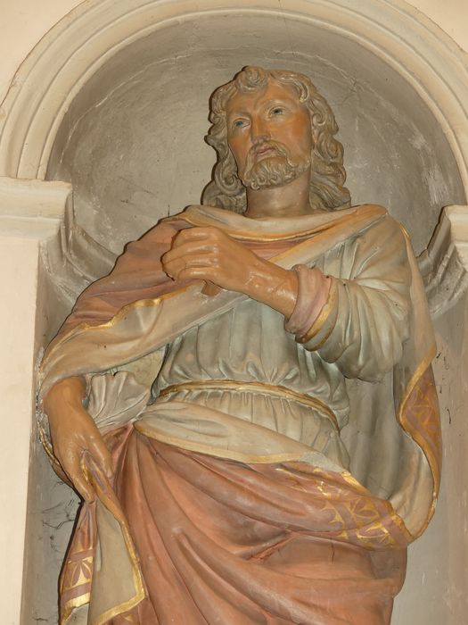 statue : Saint Joseph, vue partielle