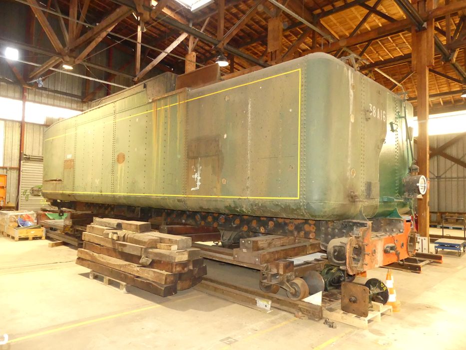 locomotive à vapeur : tender 38 A 16