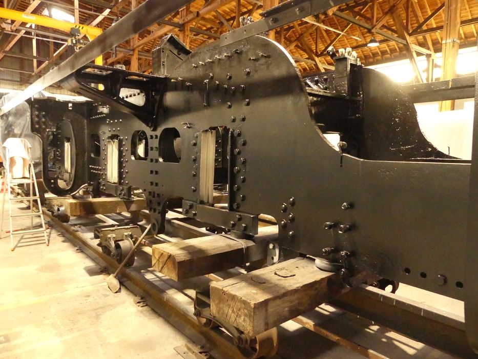 locomotive à vapeur Fives-Lille, type Pacific, à tender séparé, à voie normale, 231 E 41, vue partielle