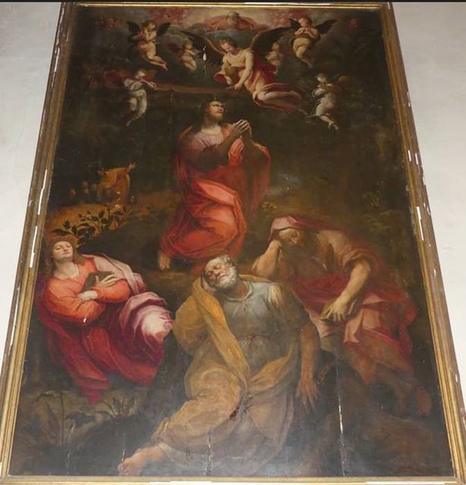 tableau : L'Agonie de Jésus ou Jardin des Oliviers - © Ministère de la Culture (France), Conservation des antiquités et des objets d’art d'Indre-et-Loire - Tous droits réservés