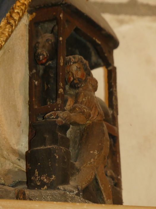 statue : Saint Eloi, détail