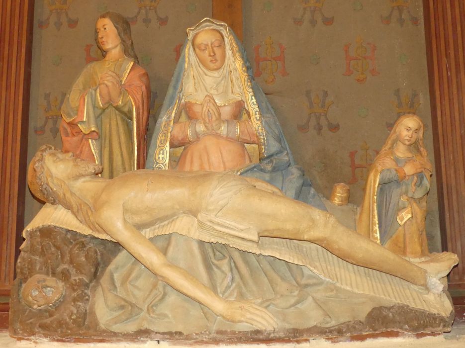 groupe sculpté : Vierge de Pitié