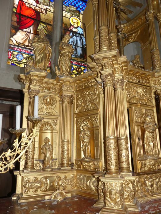 tabernacle architecturé, détail