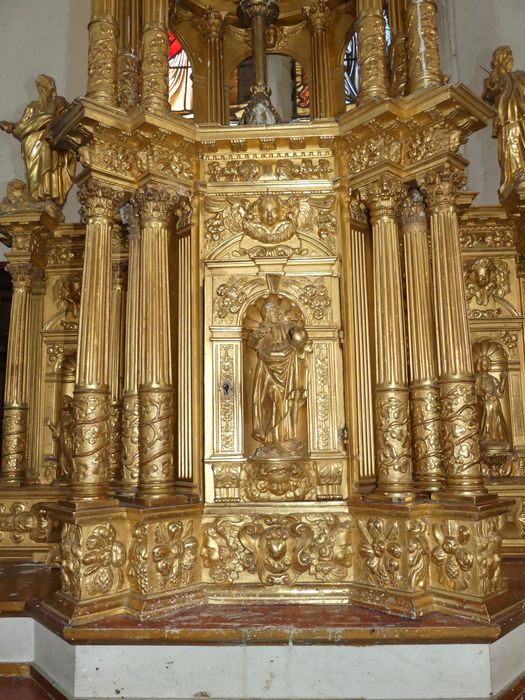 tabernacle architecturé, détail