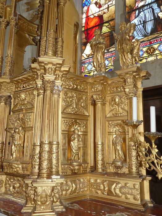 tabernacle architecturé, détail