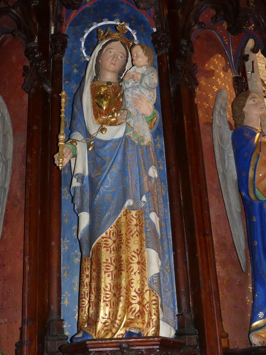 retable de la Vierge, statue : Vierge à l’Enfant