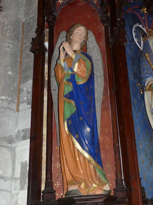 retable de la Vierge, statue : Ange