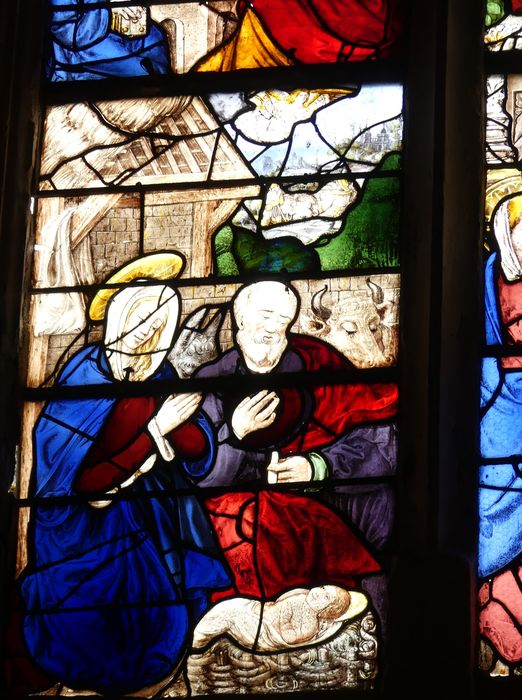 verrière : Scènes de la vie du Christ, détail
