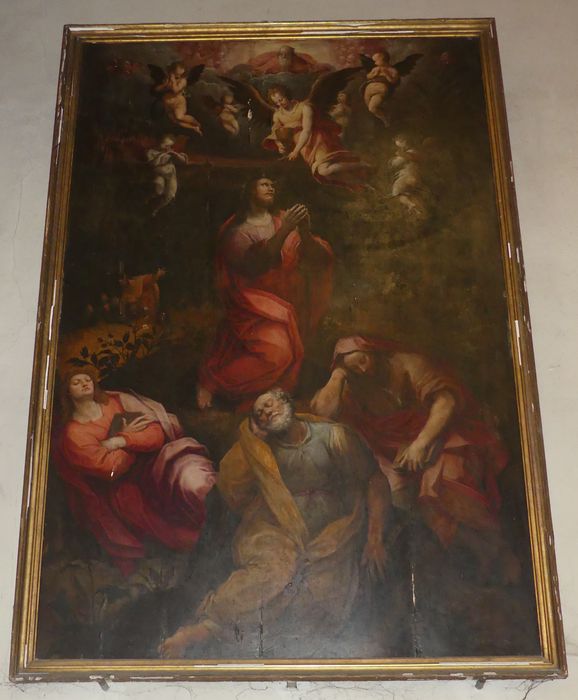 tableau : Agonie de Jésus ou Jardin des Oliviers - © Ministère de la Culture (France), Conservation des antiquités et des objets d’art d'Indre-et-Loire - Tous droits réservés