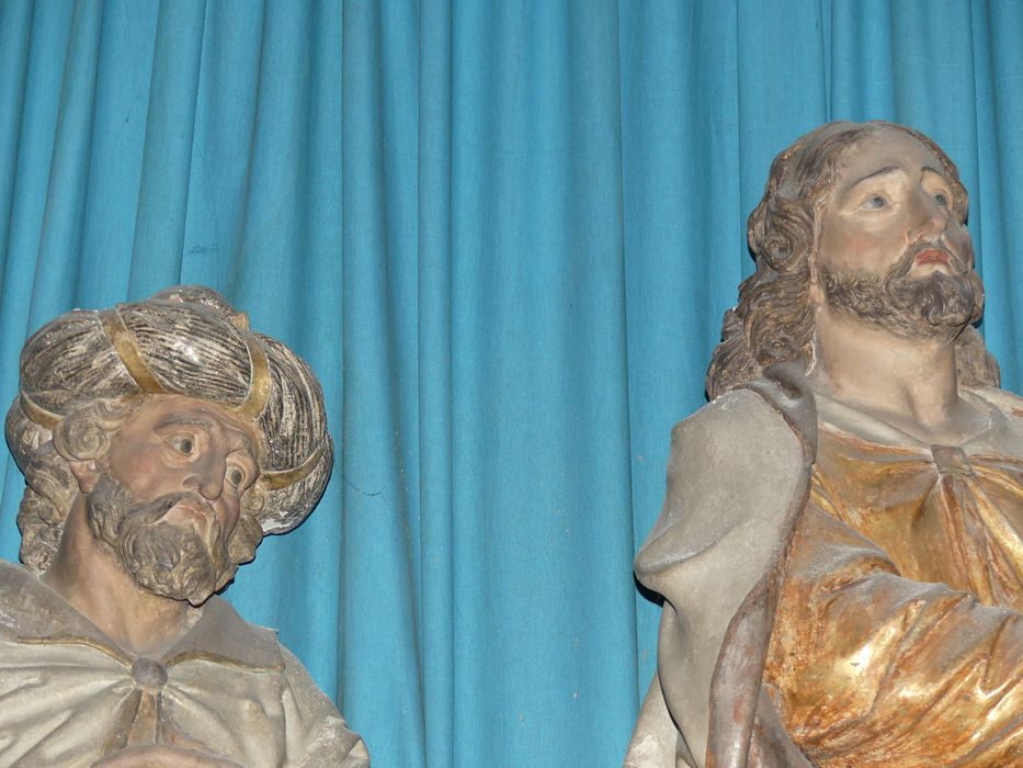 groupe sculpté : Mariage de la Vierge (le), détails