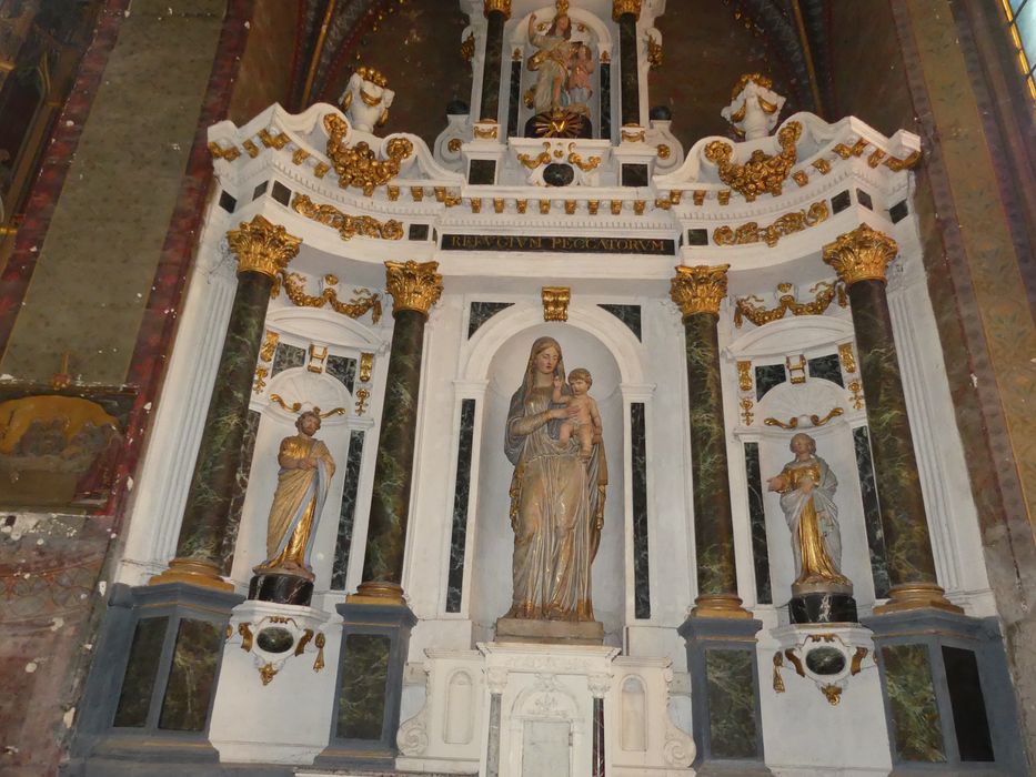 retable du maître-autel - © Ministère de la Culture (France), Conservation des antiquités et des objets d’art d'Indre-et-Loire - Tous droits réservés