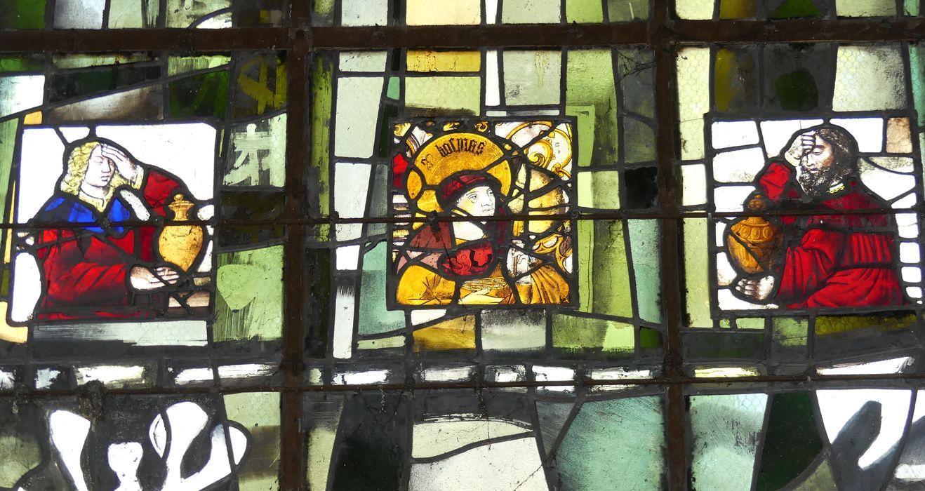 verrière, détail - © Ministère de la Culture (France), Conservation des antiquités et des objets d’art d'Indre-et-Loire - Tous droits réservés