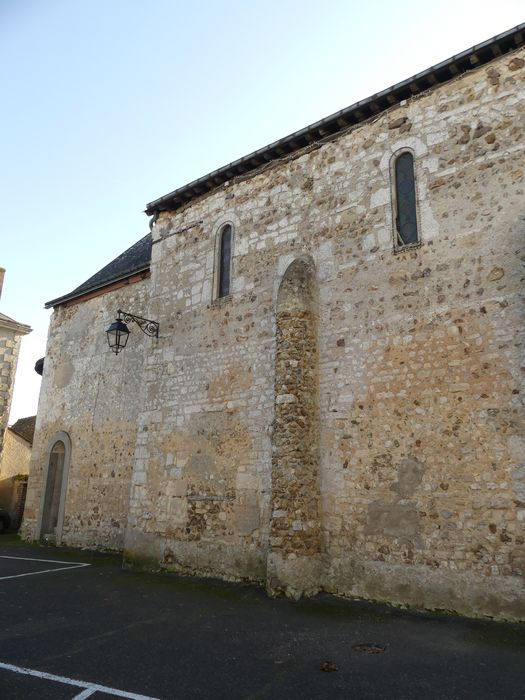 façade latérale nord, vue partielle