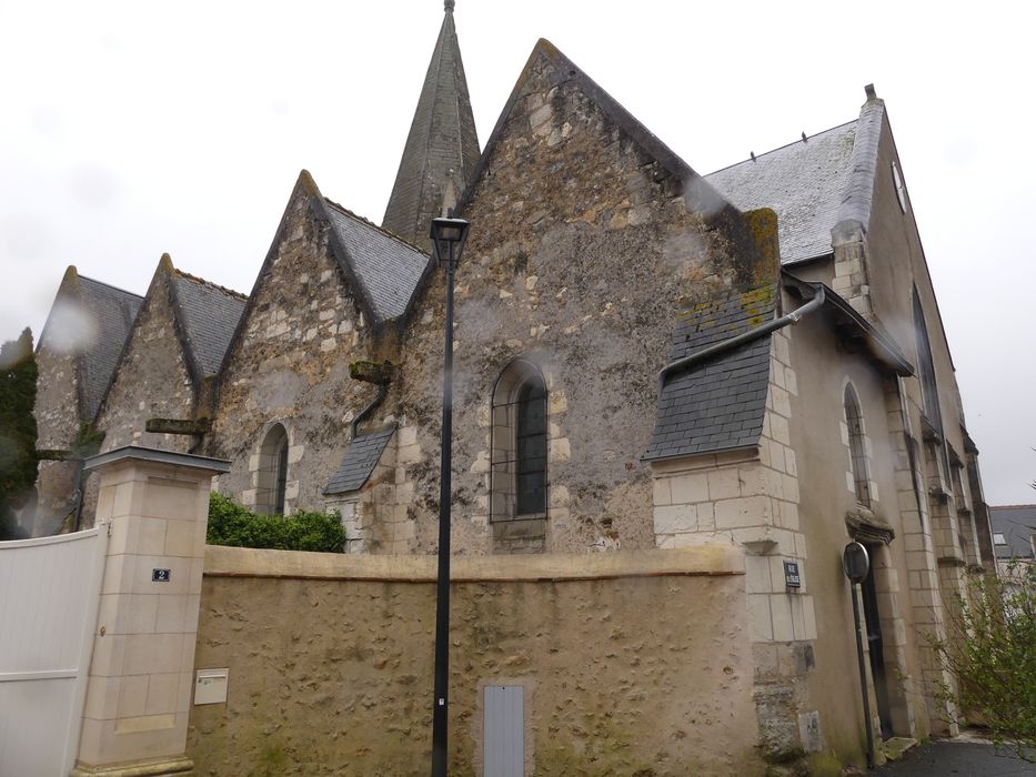 façade latérale nord, vue partielle