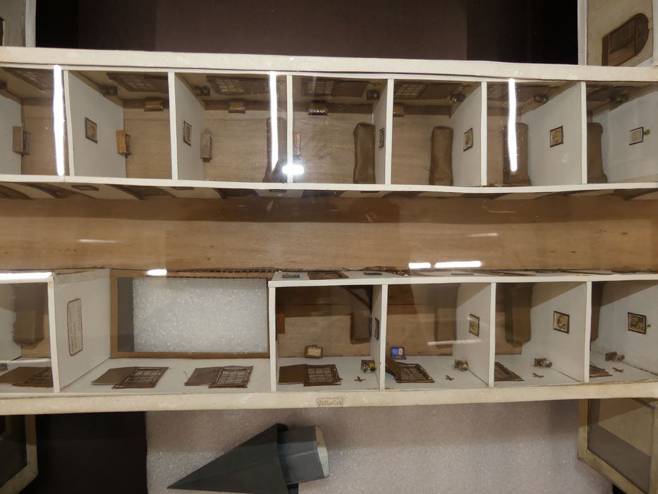maquette du couvent du carmel de Tours, détail