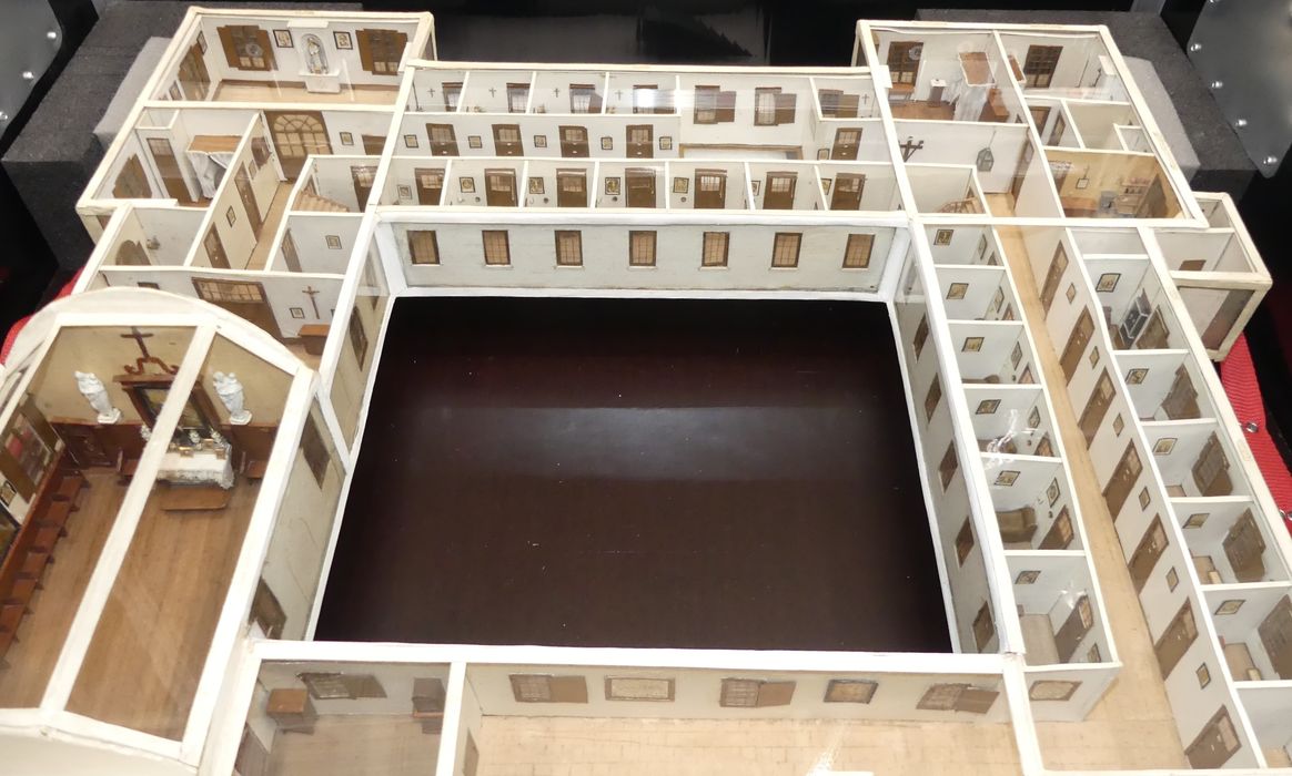 maquette du couvent du carmel de Tours, vue partielle