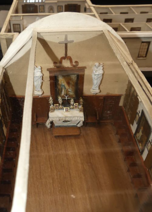 maquette du couvent du carmel de Tours, détail