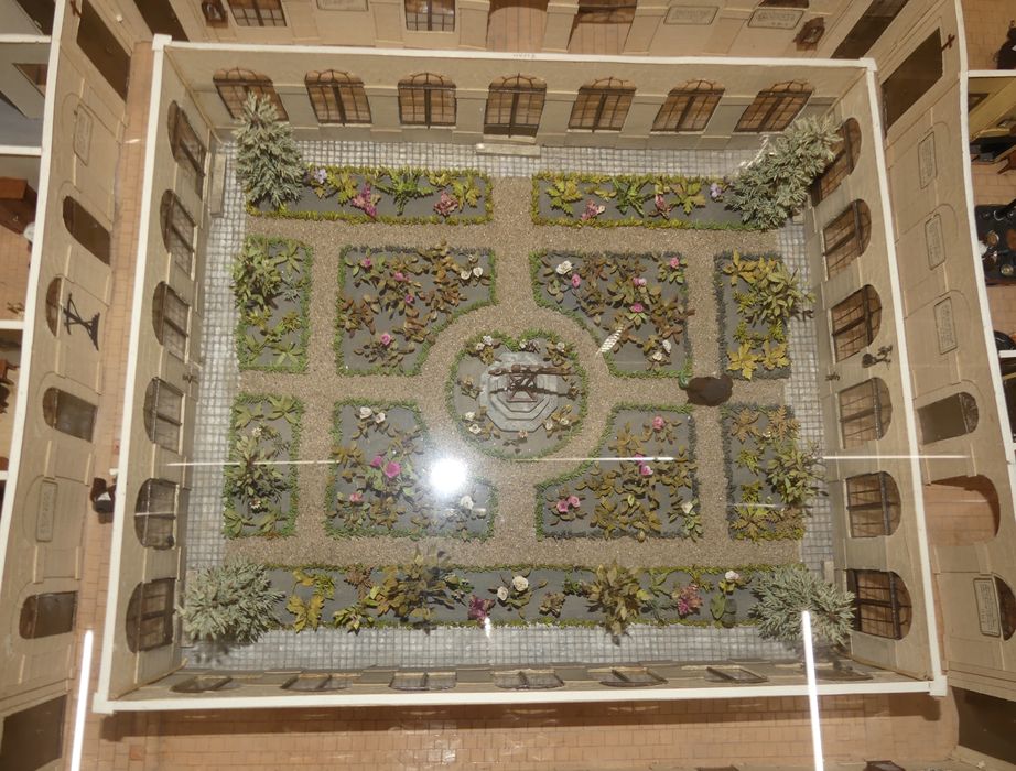 maquette du couvent du carmel de Tours, détail