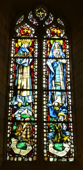 verrière : Notre Dame de la Salette et Notre Dame de Lourdes