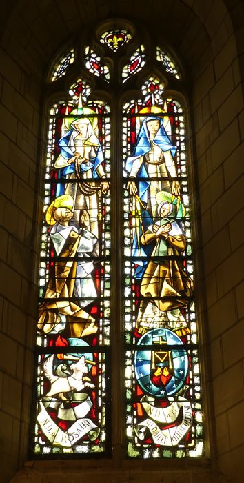verrière : Notre Dame du Rosaire et Notre Dame de la Médaille Miraculeuse