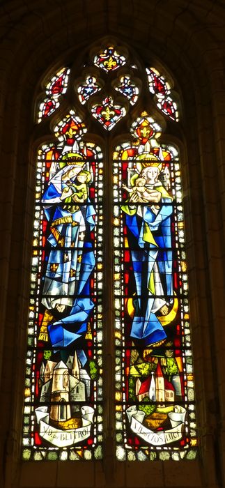verrière : Notre Dame du Beffroi et Notre Dame du Clos-Lucé