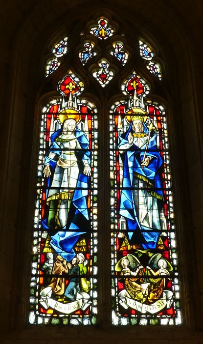 verrière : Notre Dame du Grâce et Notre Dame de Majesté