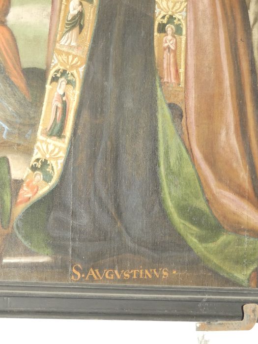tableau : Assomption et le Couronnement de la Vierge, détail