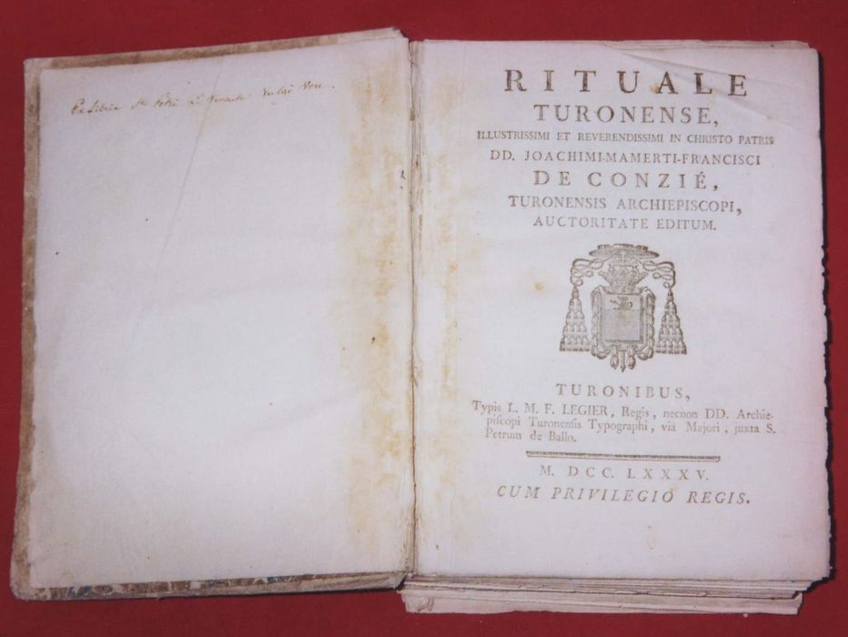 Rituel du diocèse de Tours