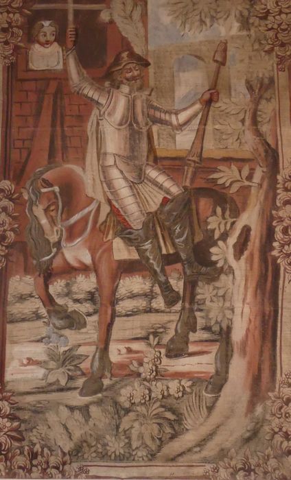carton de tapisserie illustrant L’Histoire de Don Quichotte