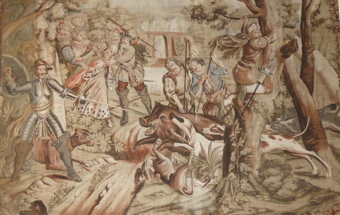 carton de tapisserie illustrant L’Histoire de Don Quichotte