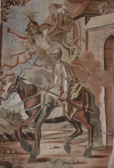 carton de tapisserie illustrant L’Histoire de Don Quichotte