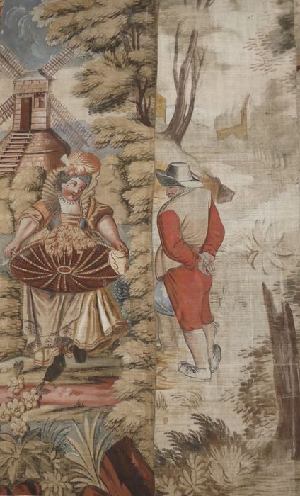 carton de tapisserie illustrant L’Histoire de Don Quichotte