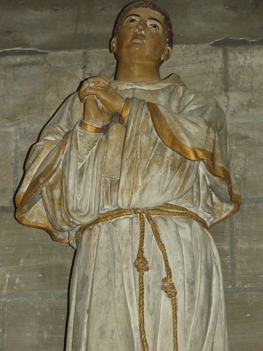 statue : Saint Gilles, vue partielle
