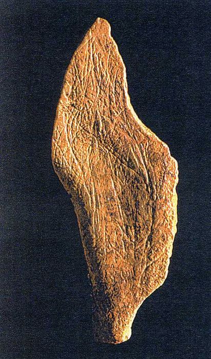 bas-relief n°1 de la grotte de La Marche à Lussac-les-Châteaux