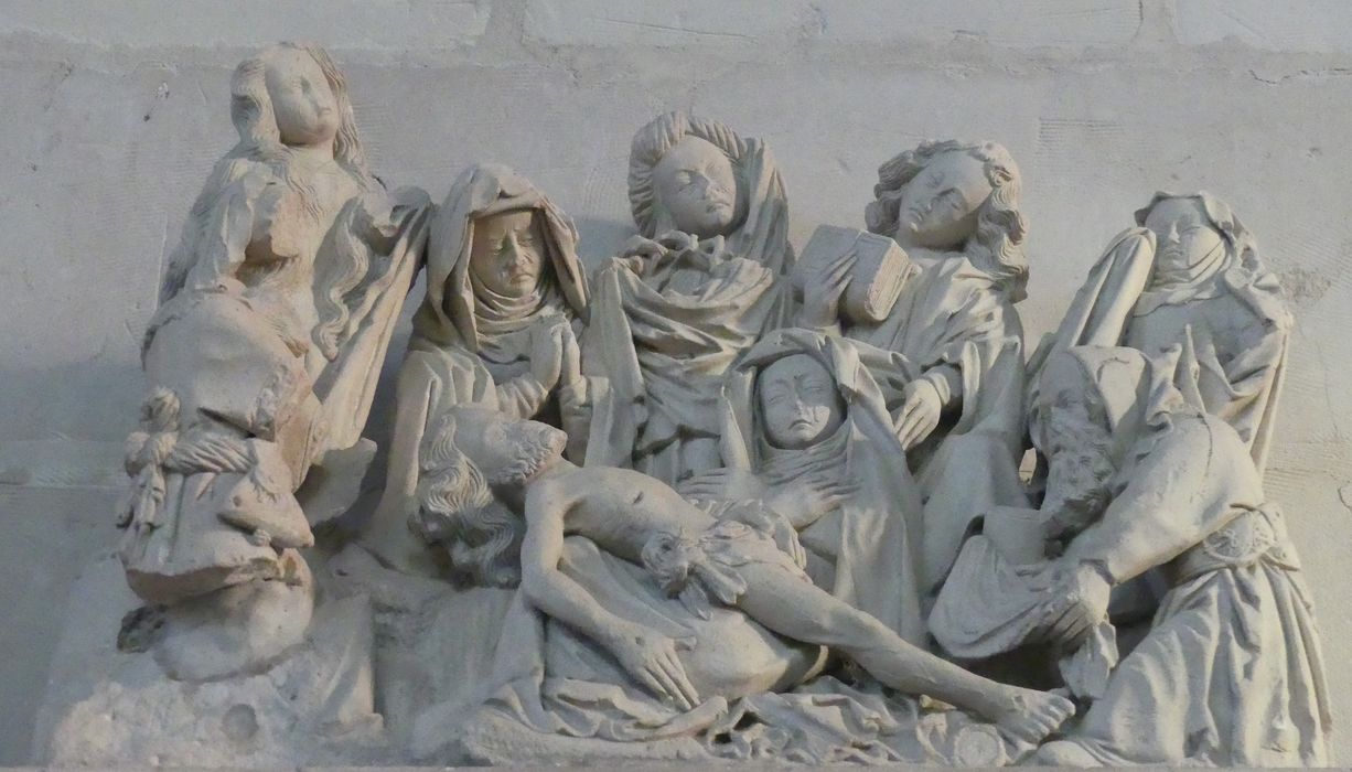 groupe sculpté : Mise au tombeau (la)