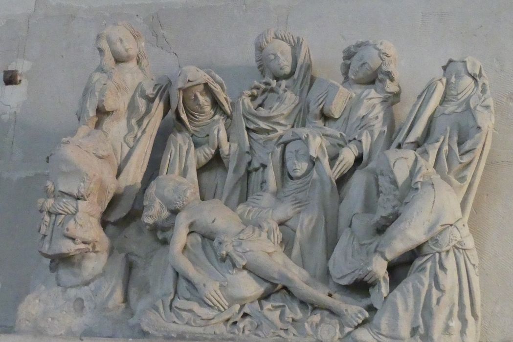 groupe sculpté : Mise au tombeau (la)